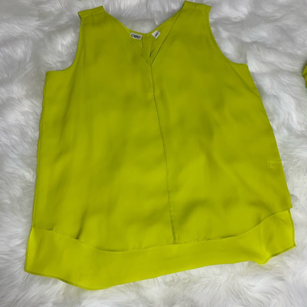 Nwt. Polyester neon yellow/green blouse!